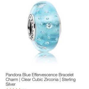 Pandora blue charm